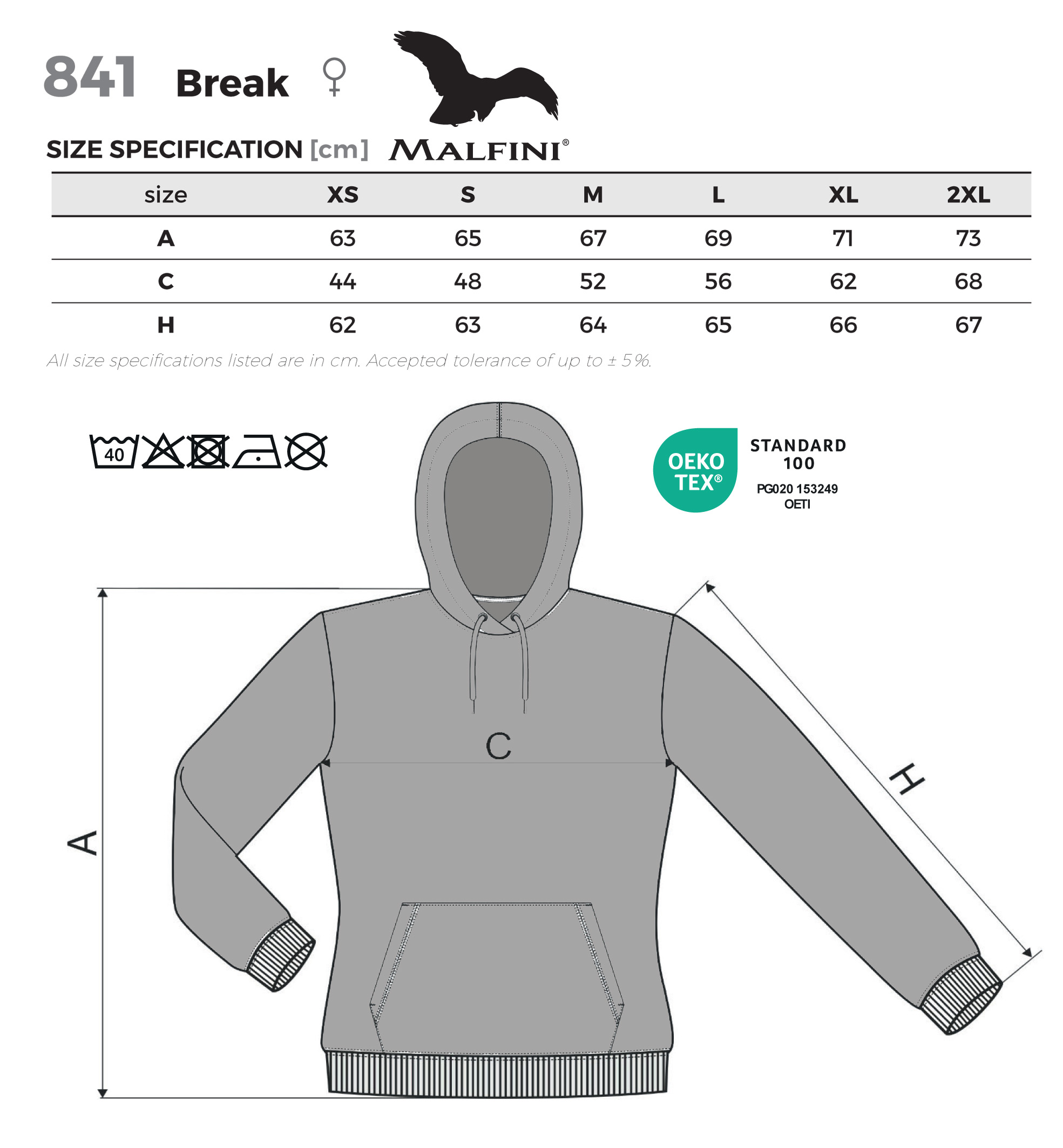 Mikina Black Folk Break